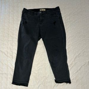Democracy Black Ankle Jeans 14W plus WOW PRICE